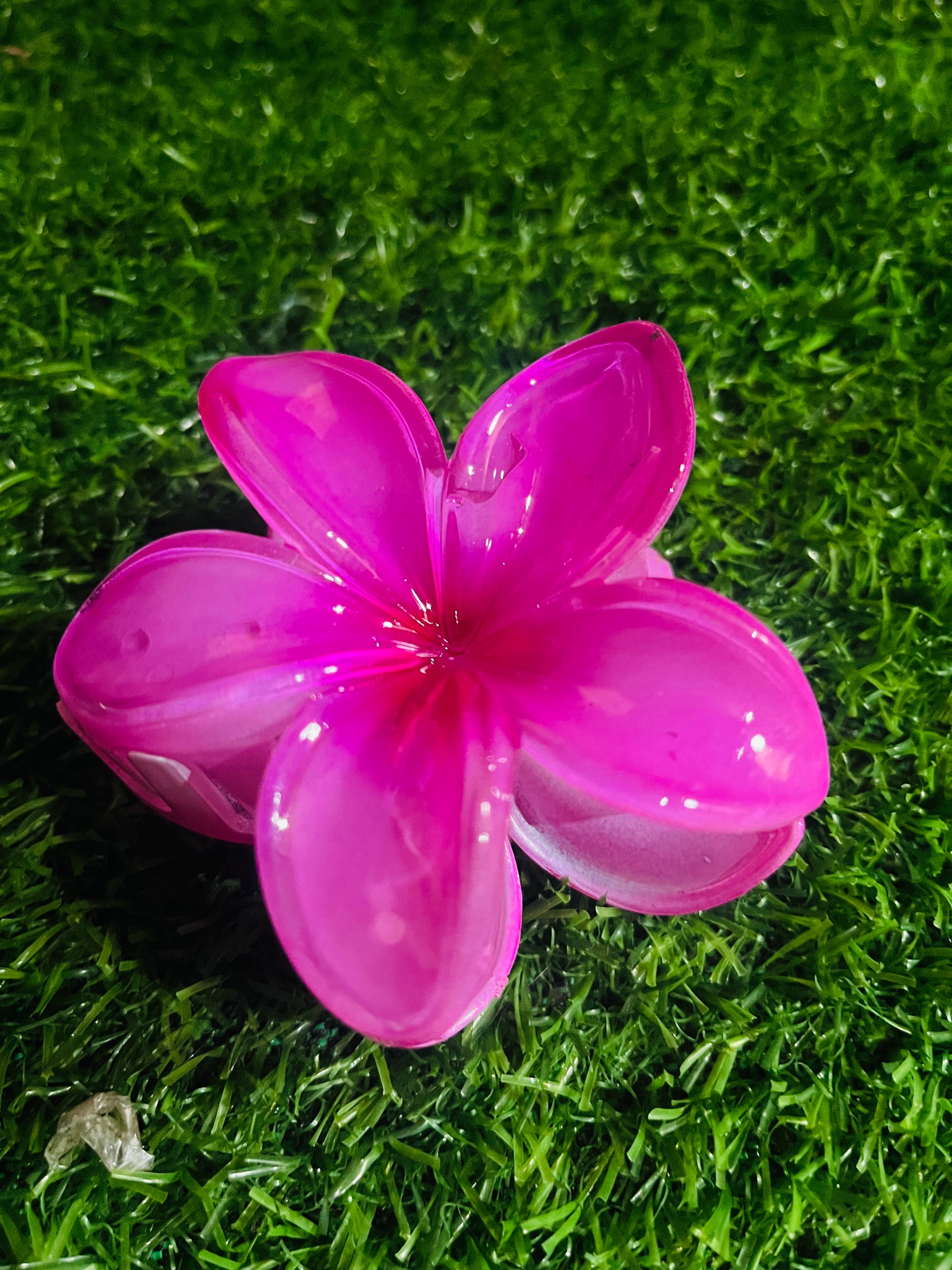 3 pcs Large Flower hair claws